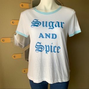 Wildfox Sugar and Spice Johnny Ringer Tee size sm